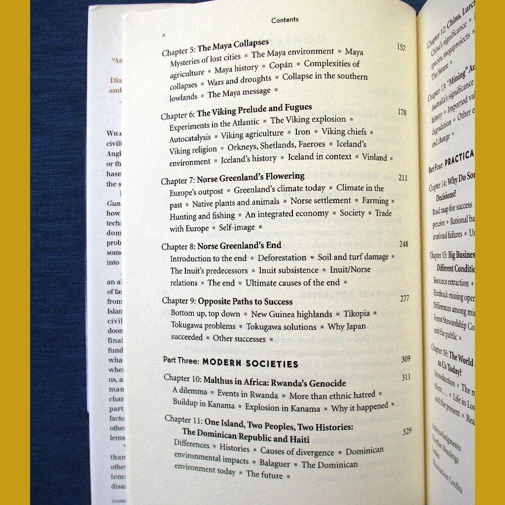 Book - Collapse: How Societies Choose to Fail or Succeed, by Jared Diamond - Picture 8 of 15
